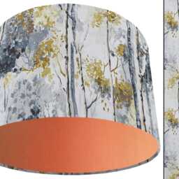 Silver Birch Lampshade Scandi Style Ceiling Or Table Light - thumbnail 4