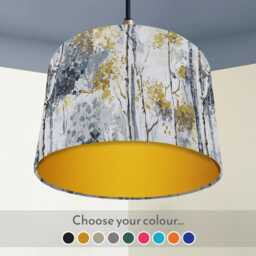Silver Birch Lampshade Scandi Style Ceiling Or Table Light
