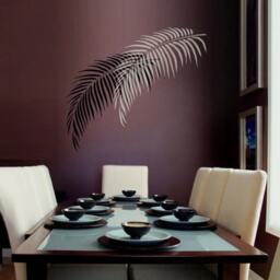 Palm Frond Wall Art Stencil - Painting Stencils For Easy Room Makeover Large Walls Crafts - thumbnail 2