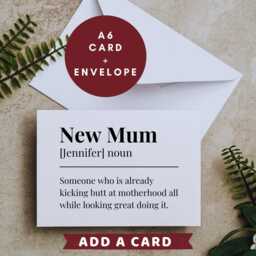 Personalised New Mum Candle Gift Hamper Gifts Card Cards Keepsake Mug Sash B - thumbnail 3