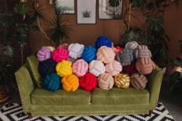 Knot Pillow Throw Cushion Decorative Throw For Boy Room - thumbnail 1