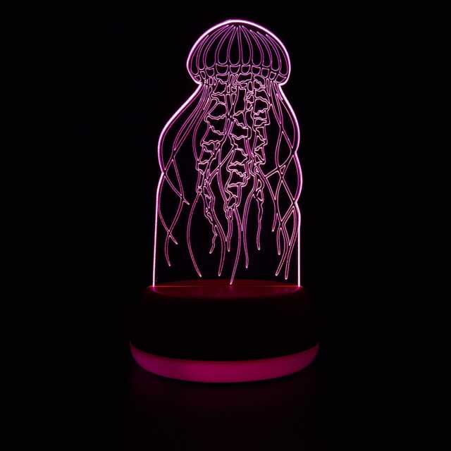 Jellyfish Led Night Light, Gifts, Lover, Gifts For Kids, Mum Lights, Bedroom Light - image 1