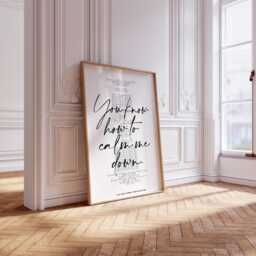 Fred Again Delilah Print, Fred Again Pull Me Out Of This, Again, Adore U Song Lyric Print, Print - thumbnail 1