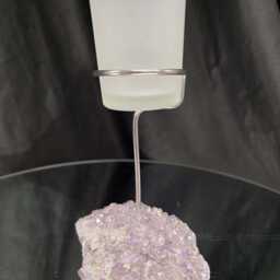 Premium A Grade Angel Aura No. 3 Cluster Druzy Candle/1 Cup Tealight Holder 469G H18xw11xw8cm - thumbnail 3