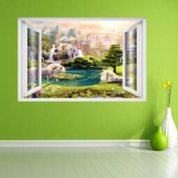 Unicorn Enchanted Forest Wall Decal Sticker Mural For Kids Bedroom - thumbnail 3