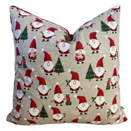 Santa's Delight Festive Cushion Cover With Sleigh, Christmas Tree & Presents - thumbnail 2