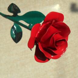 Metal Red Rose Decoration Floral Roses Gift Flower Steel Wedding ?????????????? Rosa ?????? Ardaigh Surgens Roos ???????? ???? ?????????????? ?????? ???????? - thumbnail 2
