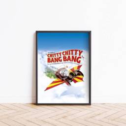 Chitty Bang Musical Poster, Broadway Theatre Print, London West End Show Framed Wall Art Christmas Gift For Fans - thumbnail 1