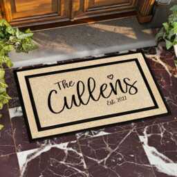 Customized Family Name Doormat - Personalized Welcome Mat For Your Home - thumbnail 3