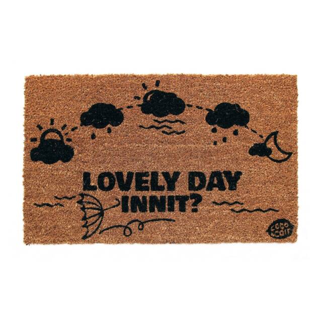 Coco & Coir Door Mats Indoor/Outdoor - Non Slip Funny Welcome Mat - Rain Or Shine 45cm X 75cm - image 1