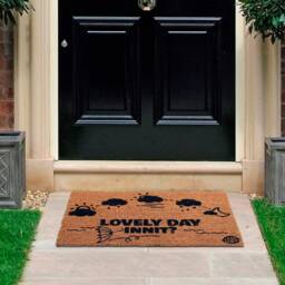 Coco & Coir Door Mats Indoor/Outdoor - Non Slip Funny Welcome Mat - Rain Or Shine 45cm X 75cm - thumbnail 2