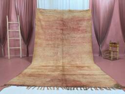 Vintage Beni Ourain Rug 6X10 Ft, Soft Wool Carpet - 191 X 320 cm - thumbnail 1