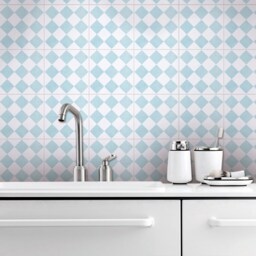 Stockholm Tile Stickers, Squares Pattern Decal, Tiles For Kitchen Backsplash Or Bathroom, Floor Tiles, Wall Pack Of 10, Skuspt - thumbnail 3
