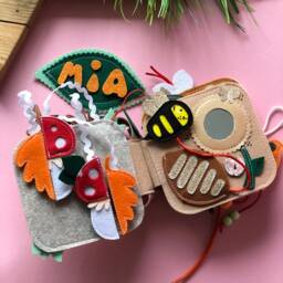 Baby Activity Book From 6 Month To 2 Years, Educational Felt Book, Felt Busy Book, Baby Quiet - thumbnail 3