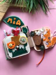 Baby Activity Book From 6 Month To 2 Years, Educational Felt Book, Felt Busy Book, Baby Quiet - thumbnail 1