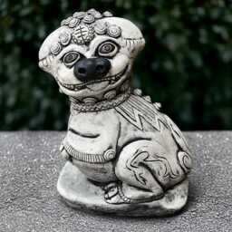 Cute Pug Dog Figurine Adorable Puppy Sculpture Outdoor Animal Ornament Concrete Guardian Statue Cement Pet Decoration Dog Lover Gift - thumbnail 1