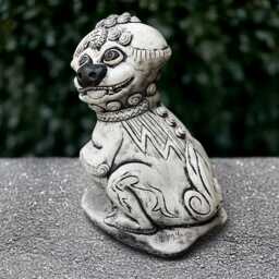 Cute Pug Dog Figurine Adorable Puppy Sculpture Outdoor Animal Ornament Concrete Guardian Statue Cement Pet Decoration Dog Lover Gift - thumbnail 3