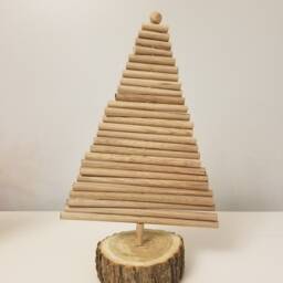 Natural Wooden Adjustable Christmas Tree - thumbnail 2