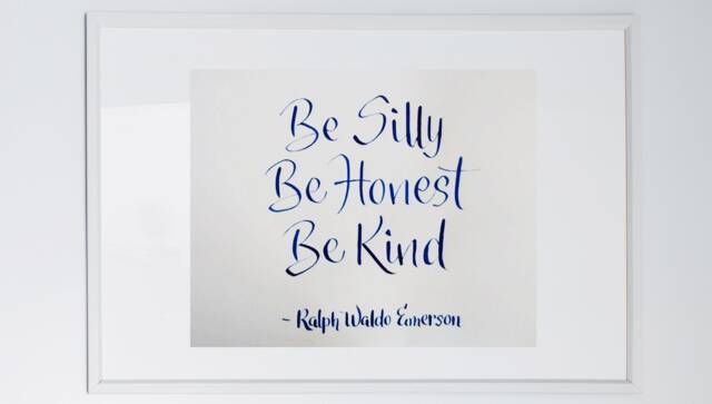 Handwritten Poem Calligraphy - Personalized Poetry Wall Art, Message, Sayings, Rhymes, Nursery Quotes, Chants, Mantras