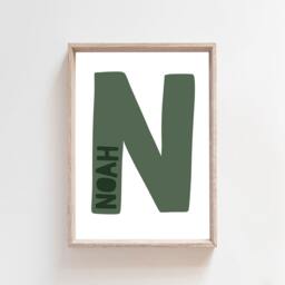 3 Boys Nursery Prints, Wall Art, Lion Personalised, Jungle Bedroom Safari Toddler - thumbnail 2