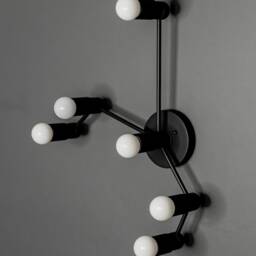 Aries Zodiac 6 Light Modern Industrial Vanity Mid Century Bathroom - thumbnail 2