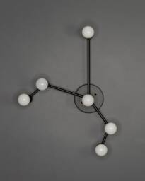 Aries Zodiac 6 Light Modern Industrial Vanity Mid Century Bathroom