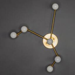 Aries Zodiac 6 Light Modern Industrial Vanity Mid Century Bathroom - thumbnail 3