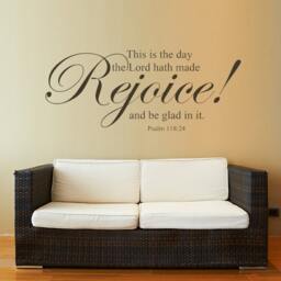 Religious Wall Quote This Is The Day Lord Has Made Vinyl Decal Psalm Decal - 103 - thumbnail 1
