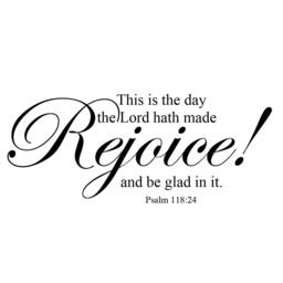 Religious Wall Quote This Is The Day Lord Has Made Vinyl Decal Psalm Decal - 103 - thumbnail 3