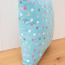 Turquoise Polka Dot Cushion 16 - thumbnail 3