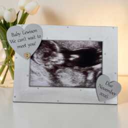 Baby Scan Personalised Photo Frame Ultrasound Keepsake Gift - thumbnail 2