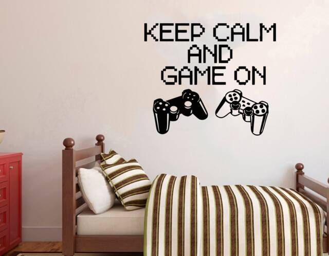 Gamer Wall Decal Video Game Controller Art 2887 - image 1