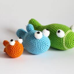 Crochet Pattern 3 Fishes - thumbnail 2