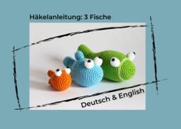 Crochet Pattern 3 Fishes