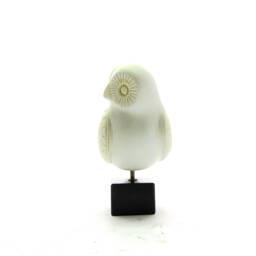 Greek Ancient Clay Owl, Ceramic Owl, Terracotta Art , Glafka ?????????????????????? ???????????????? - thumbnail 3