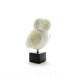 Greek Ancient Clay Owl, Ceramic Owl, Terracotta Art , Glafka ?????????????????????? ???????????????? - thumbnail 4