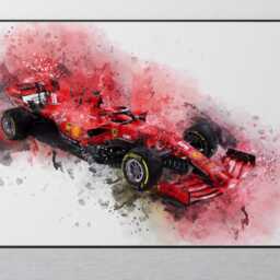 Ferrari - Formula One Car F1 Wall Art Print A4 A3 UK Ref #15 - thumbnail 2