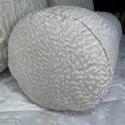Chic Champagne Silver Shimmer Pillow - Glamorous Home Accent 16x6 Bolster Cushion, Ontario - thumbnail 4