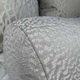 Chic Champagne Silver Shimmer Pillow - Glamorous Home Accent 16x6 Bolster Cushion, Ontario - thumbnail 3