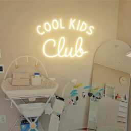 Cool Kids Club Neon Sign, Room Wall Art, Playroom Decor, Nursery Hanging, Gift For Children, Friendly Art - thumbnail 3