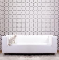 Wall Stencil Metro - Reusable Stencils For Walls Instead Of Wallpaper Diy Decor - thumbnail 2