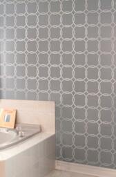 Wall Stencil Metro - Reusable Stencils For Walls Instead Of Wallpaper Diy Decor - thumbnail 3