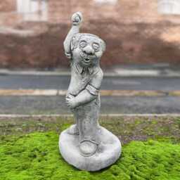 Cricket Player Statue Sportsman Sculpture Figurine Gift Batsman Athlete Home Decor Fan Ornament Father - thumbnail 2