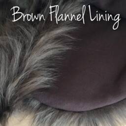 Extra Large Brown Grizzly Bear Rug With Faux Fur For Woodland Nursery - thumbnail 4