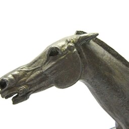 Greek Sculpture Of Jockey & Horse Copy From National Museum Athens , Resin With Verdigris Patina Effect Museum Quality Art - thumbnail 3