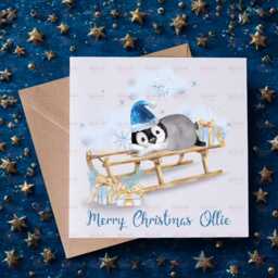 Personalised Kids Christmas Decoration - Grandson Gift Custom Bauble For Boys Stocking Filler Eve Box - thumbnail 2