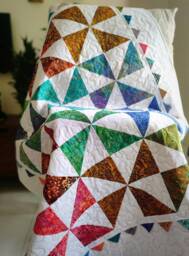 Baby Quilt Rainbow Throw Multicolour Patchwork Sale Handmade For Granddaughter Gift Baby Girl Nursery Decor