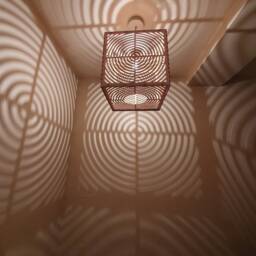Laser Cut Plywood Light Shade - Bespoke Shadow Lamp, Assembled - thumbnail 2