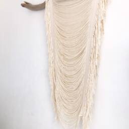Small Boho Woven Curtain, Macrame Wall Hanging, Boho Home Decor, Wedding Altar Wedding Art, Decor - thumbnail 4