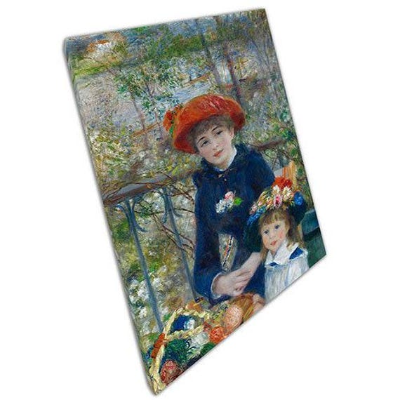 Renoir Two Sisters Canvas Print Elegant Wall Art For Home Office D??cor - image 1